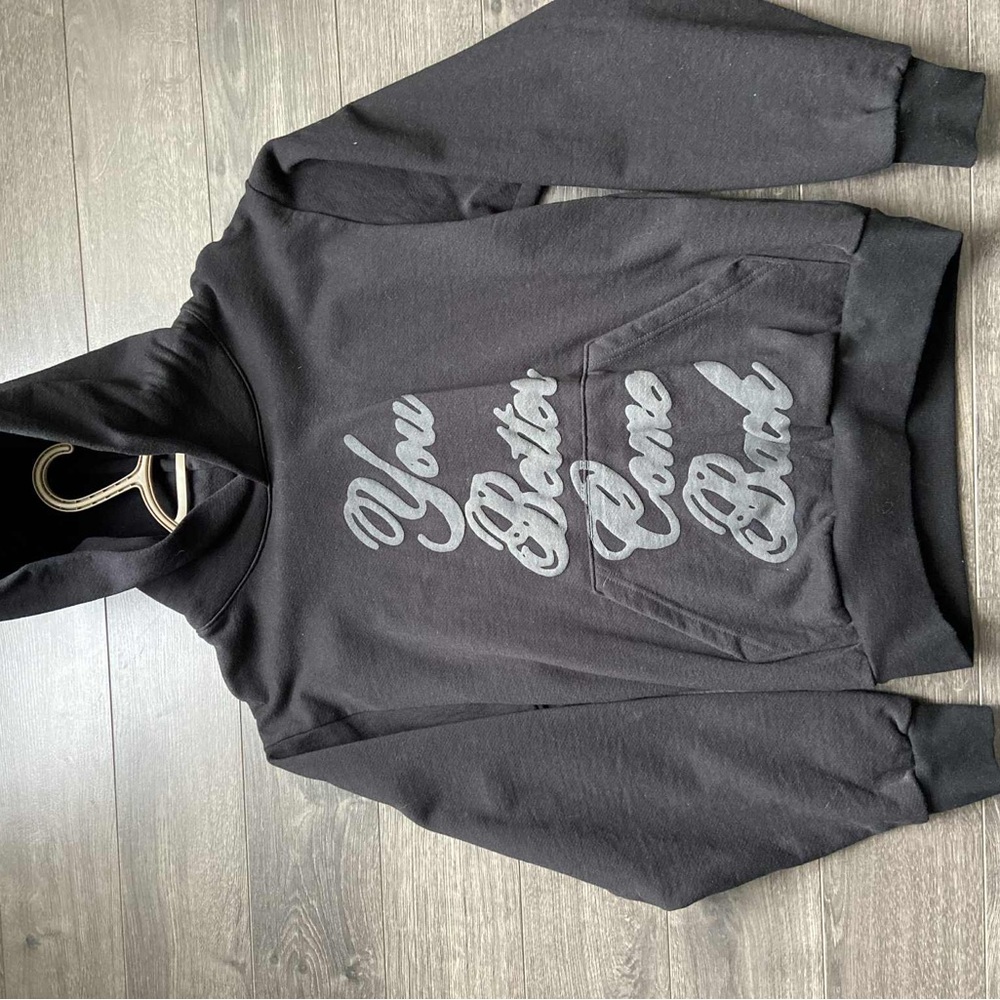 Men's Black Crewneck Sweater